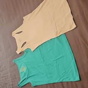 Lot of eight Ladies tanks and Tshirt